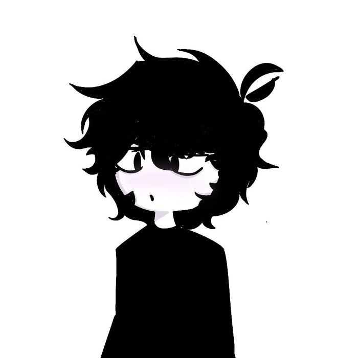 Aesthetic black and white PFP girl