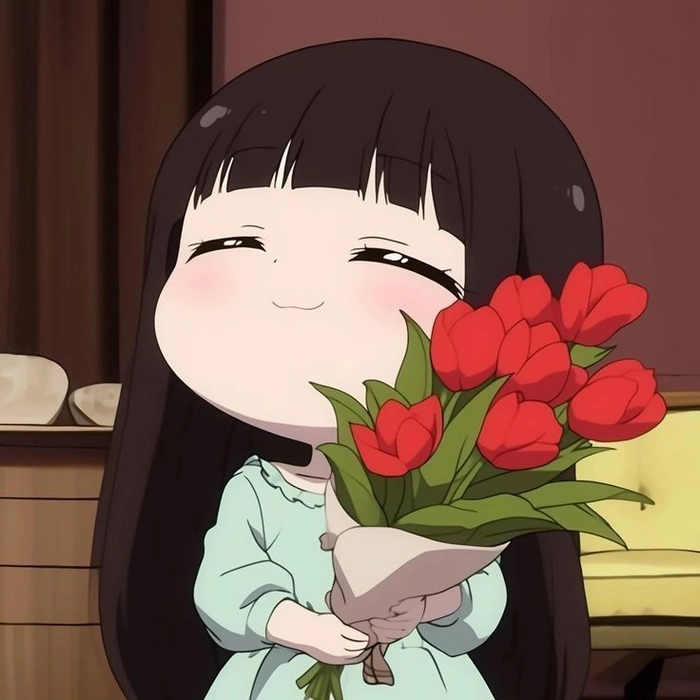 Aesthetic flower PFP for girl with pink petals and soft romantic framing