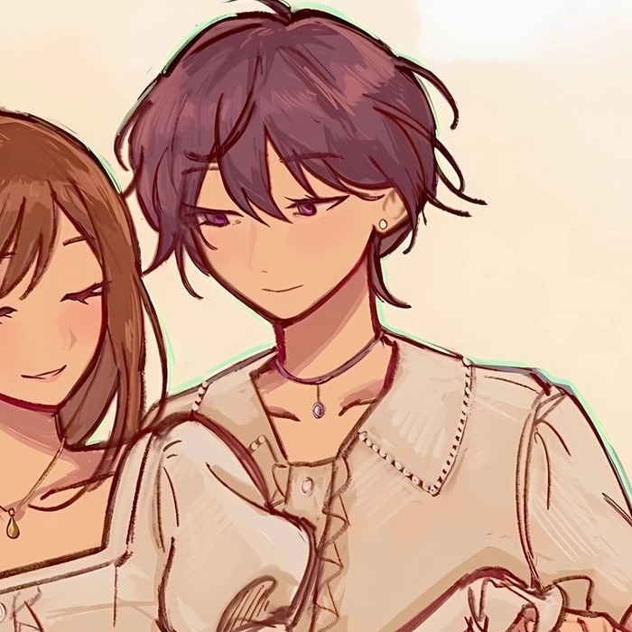 Matching anime boy and girl couple PFP with balanced individuality and connection
