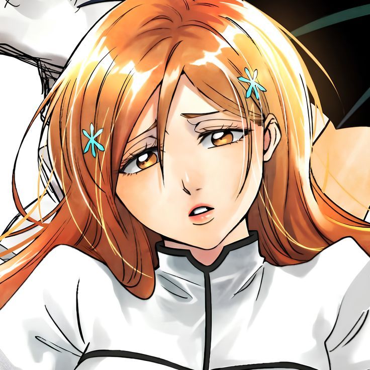 Bleach anime girl profile picture with warm pastel tones and delicate framing