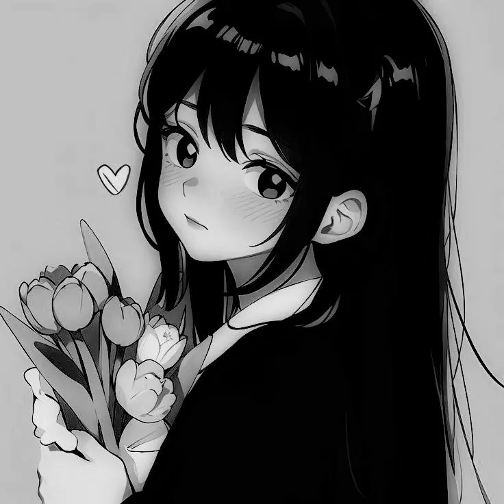 Anime Pfp Aesthetic Black And White