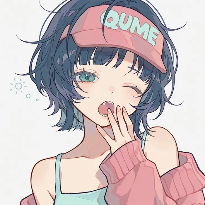 Soft cinematic anime girl aesthetic PFP with sunset tones