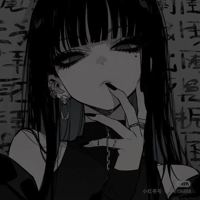 Dreamy aesthetic anime girl avatar with pastel color grade