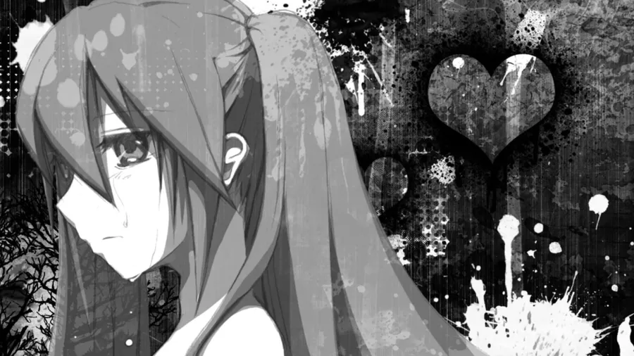 Monochrome anime girl avatar combining diversity and artistic style