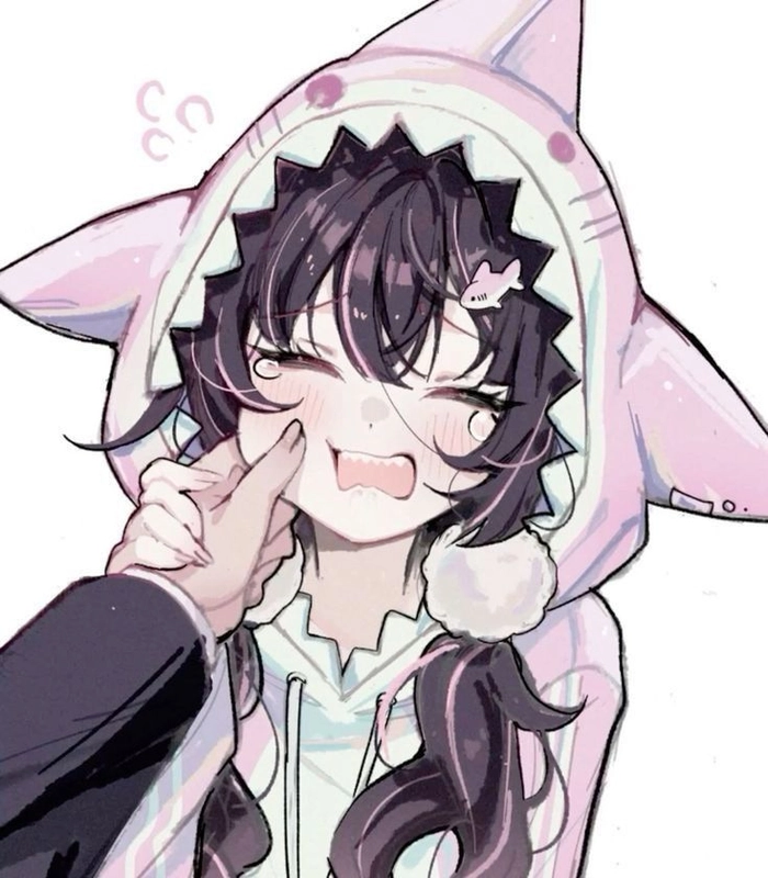 Animated anime girl GIF PFP with subtle movement