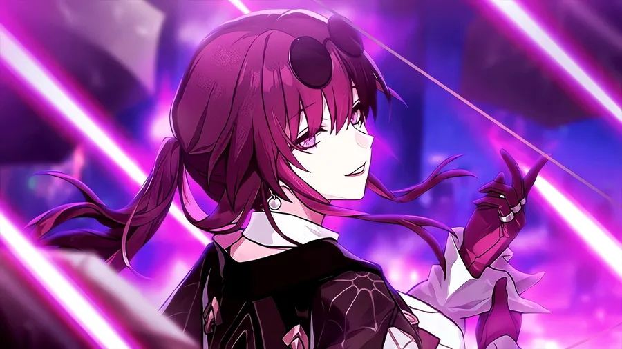 Dreamy purple anime PFP for girl with imaginative mood