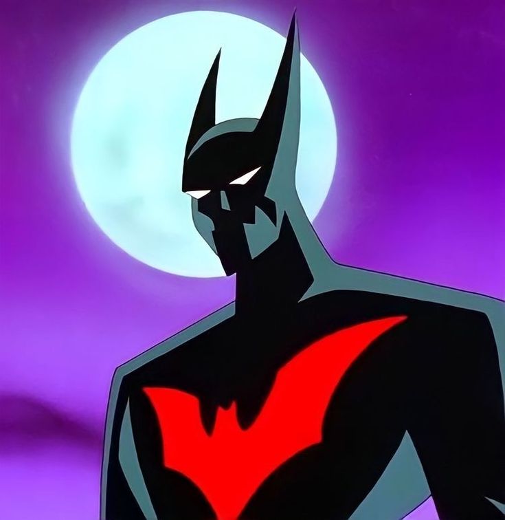 Batman Beyond profile picture cyberpunk sleek design
