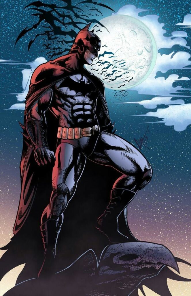 Batman Beyond anime aesthetic profile picture neon