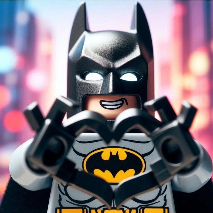Batman cartoon PFP simplified design nostalgic
