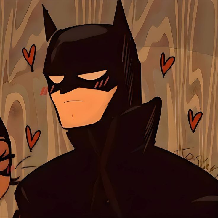 Cute Batman profile picture pastel edit kawaii style