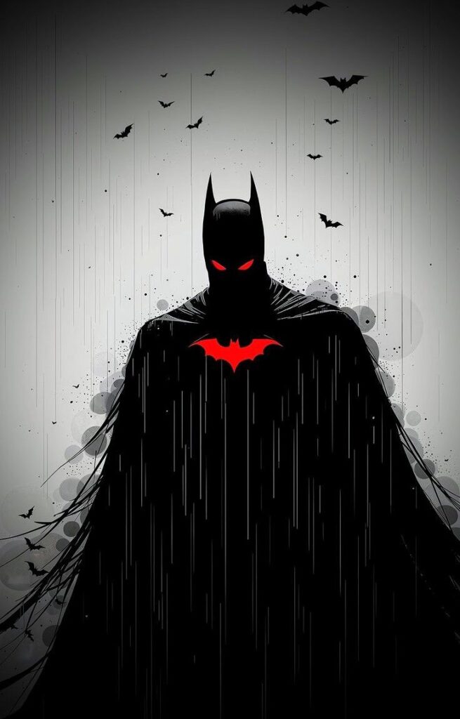 Dark Knight Batman profile picture dramatic film still