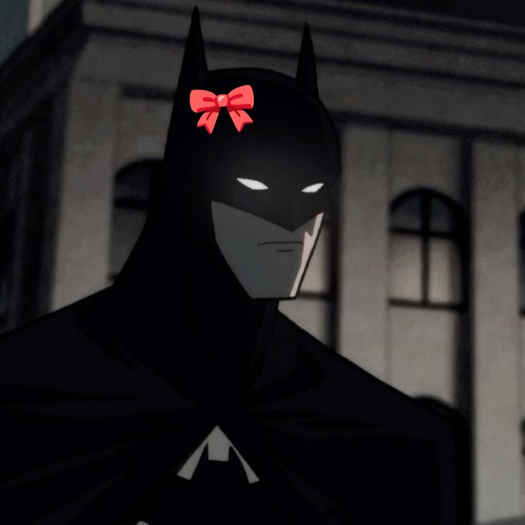 Batman profile picture for Discord bold silhouette