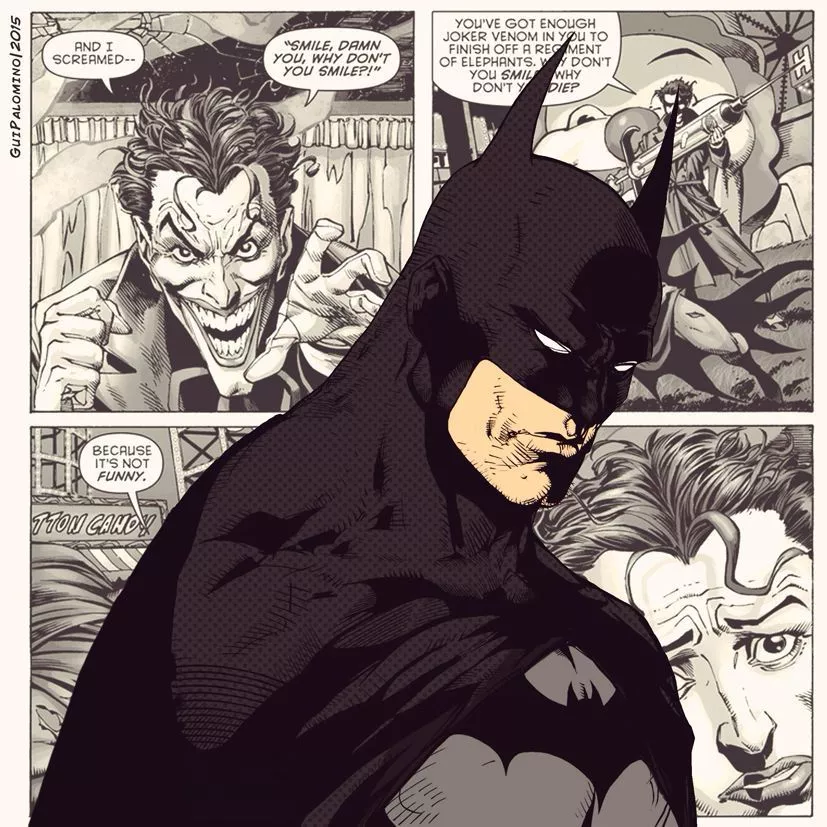 Batman PFP for Instagram centered dark minimal profile