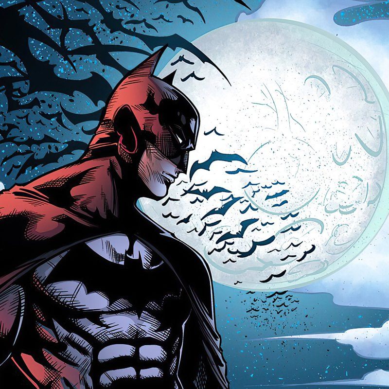 Instagram Batman profile picture stylish dark composition