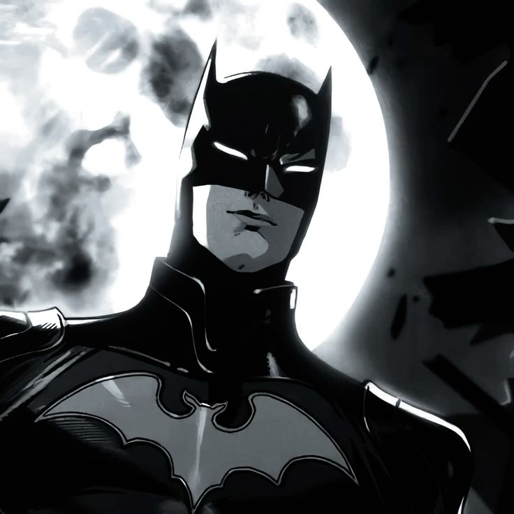 Batman Instagram PFP clean framing dark aesthetic