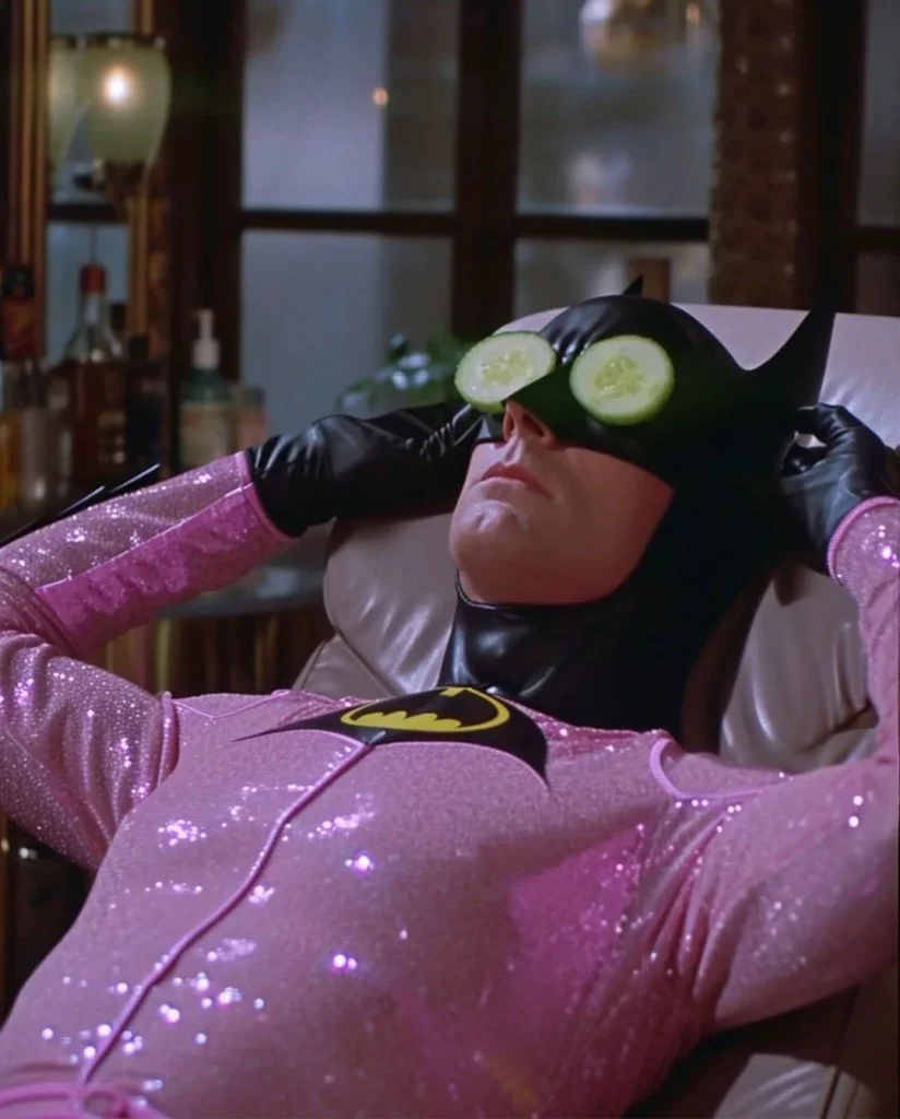 Batman funny profile picture awkward expression meme edit