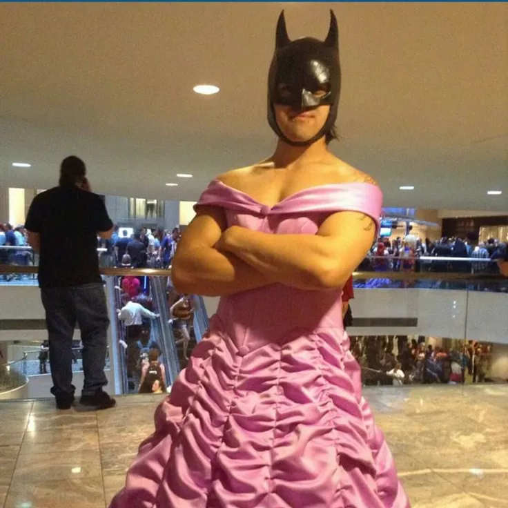 Batman meme profile picture distorted funny edit