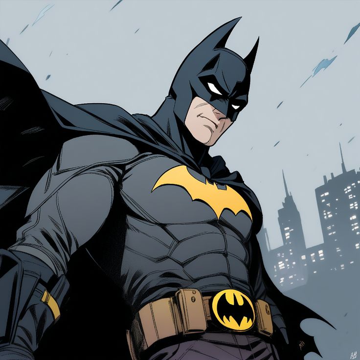 Batman PFP Pinterest mood board aesthetic dark cinematic