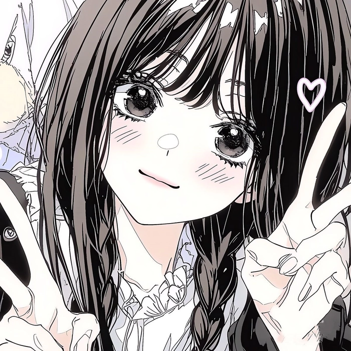 High quality best anime girl PFP with detailed shading