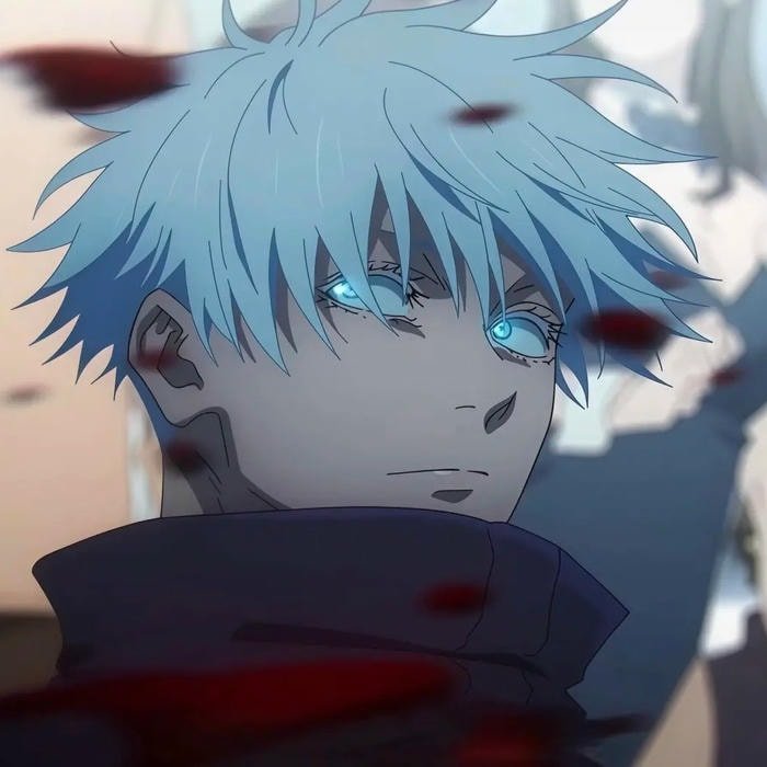 Best anime PFP JJK composition with strong visual contrast and memorable character expression