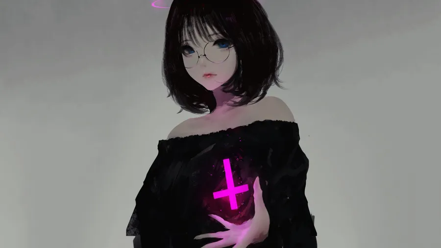 Black PFP girl featuring glowing earrings and minimal background