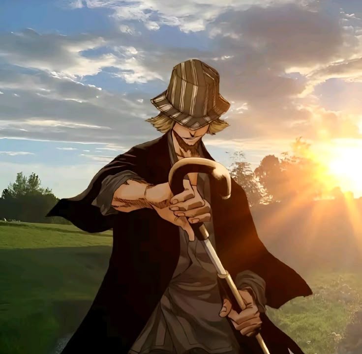 Bleach anime GIF PFP with looping glowing reiatsu energy effect