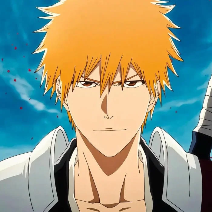 Bleach PFP aesthetic with film grain and soft color overlay