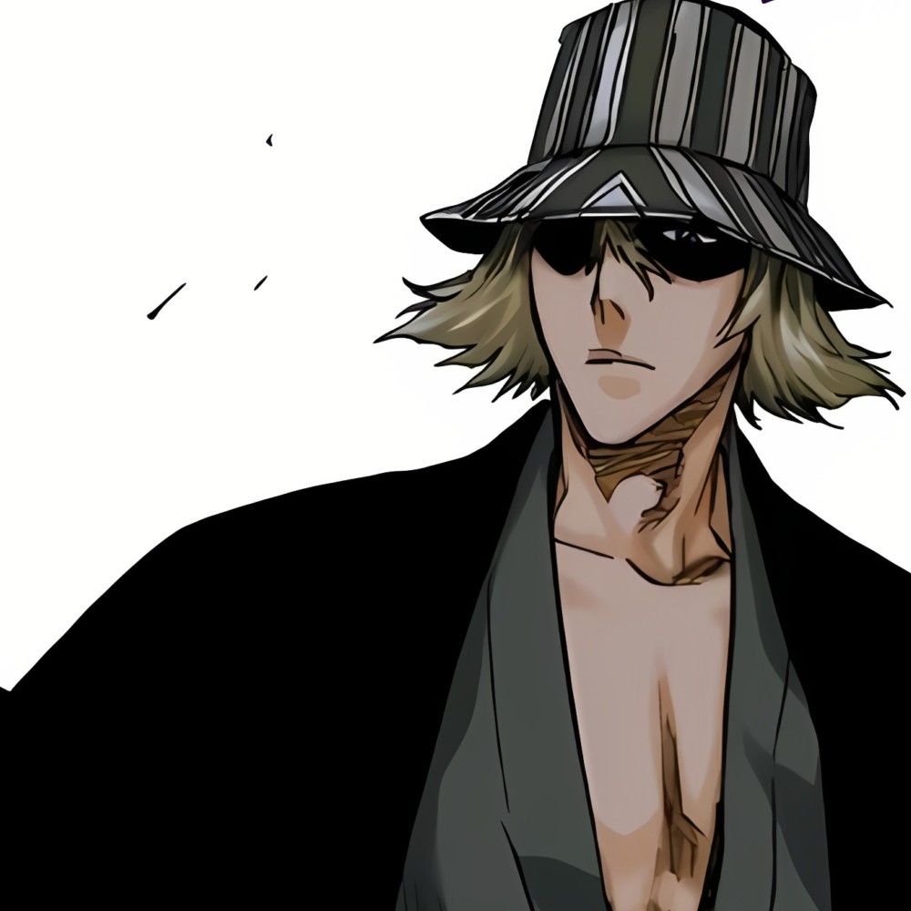 Urahara Bleach avatar with calm smile and soft lighting effect