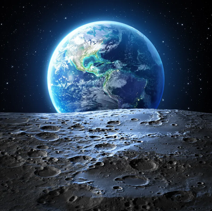 Blue moon PFP dreamy cool tones