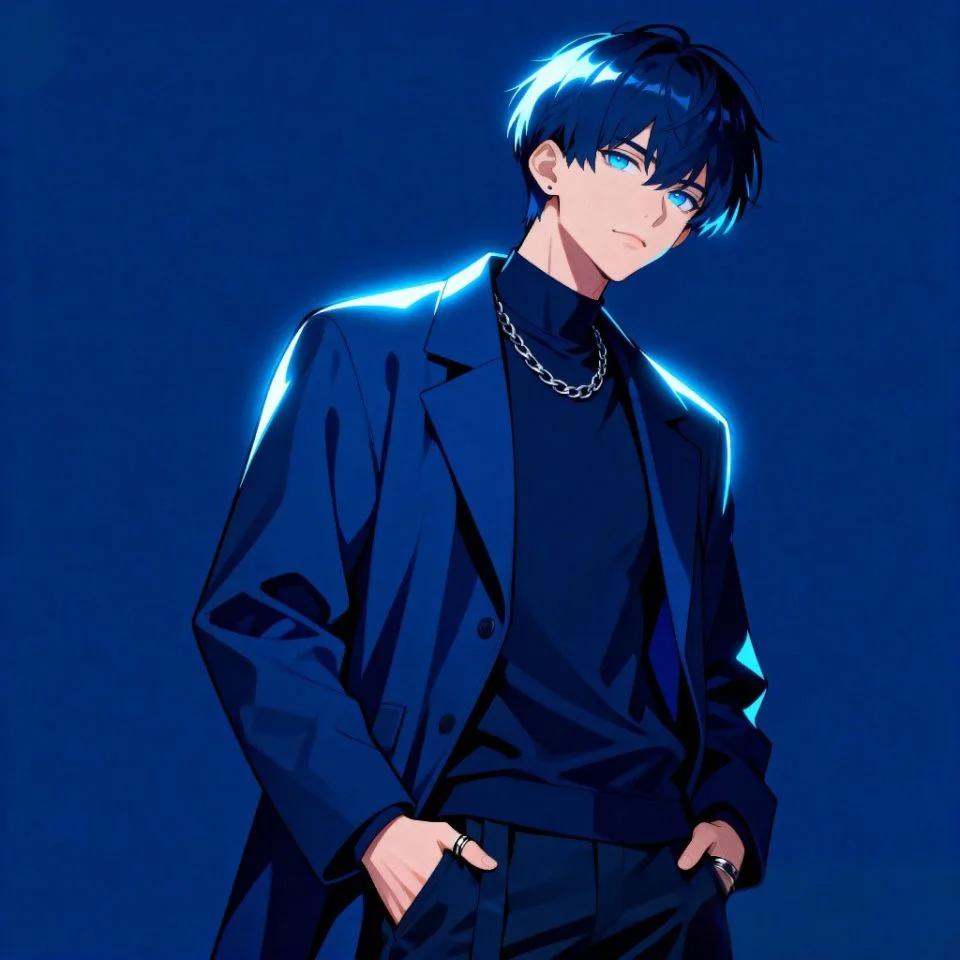 Blue Pfp Aesthetic Boy