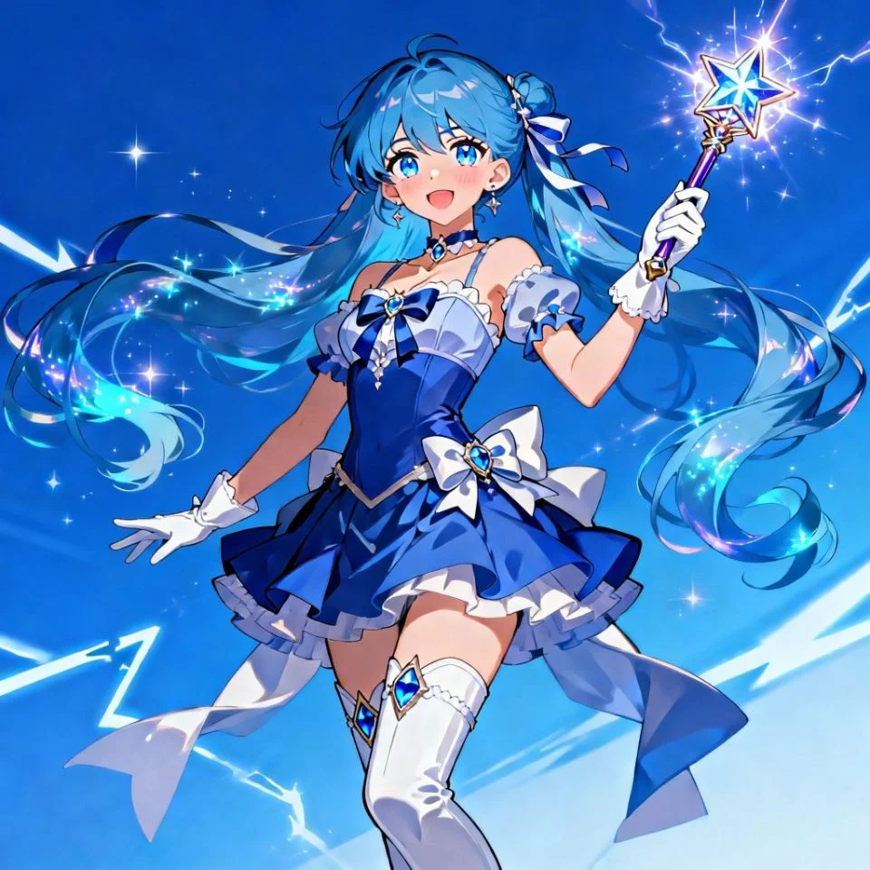 Blue Profile Picture Girl