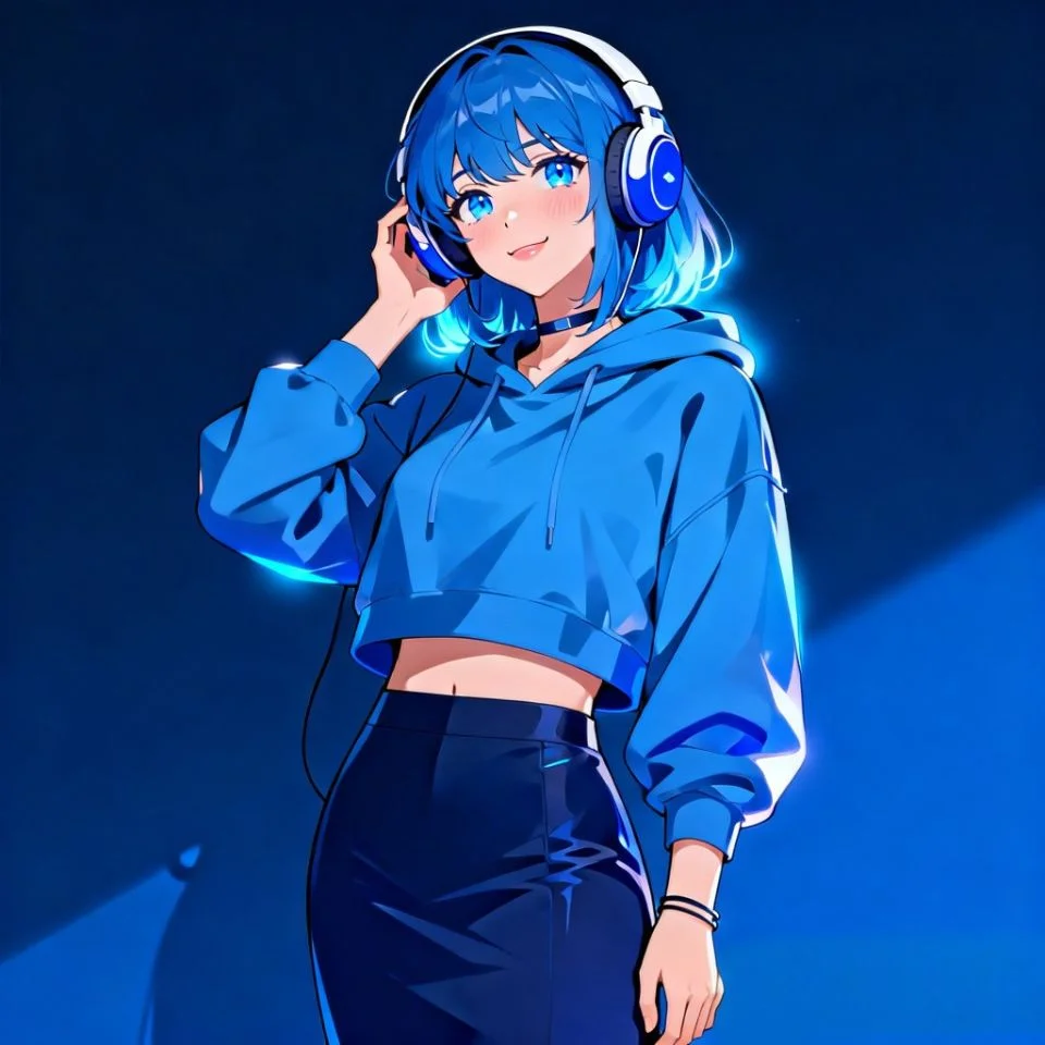 Blue Profile Picture Girl
