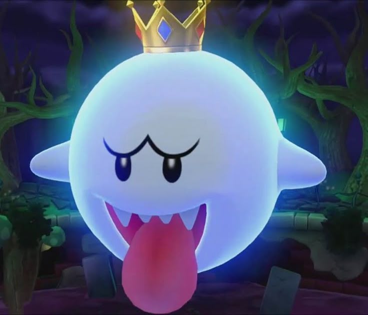 Boo Mario PFP spooky ghost character