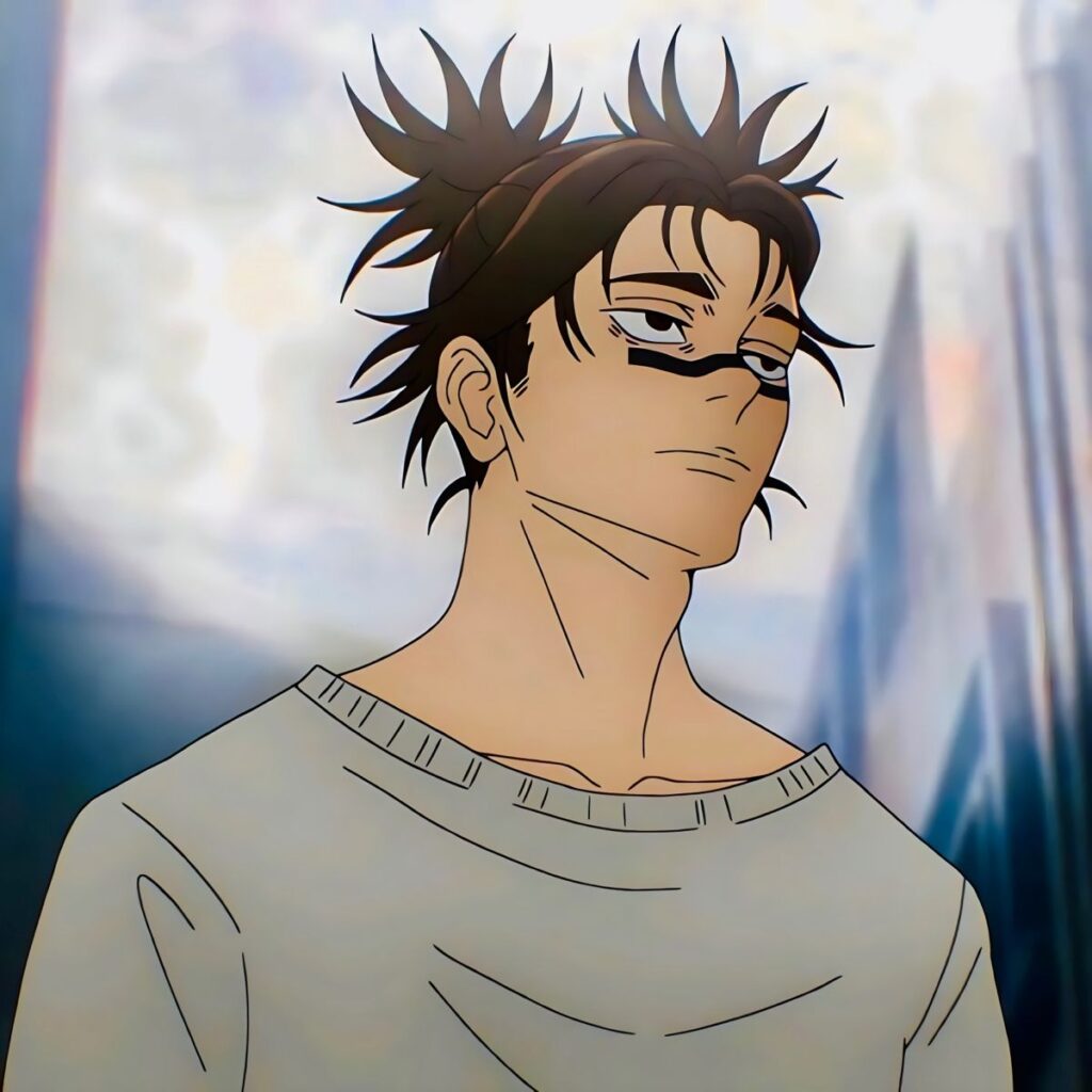 Cute Choso PFP with warm tones, gentle smile, and soft rounded shading