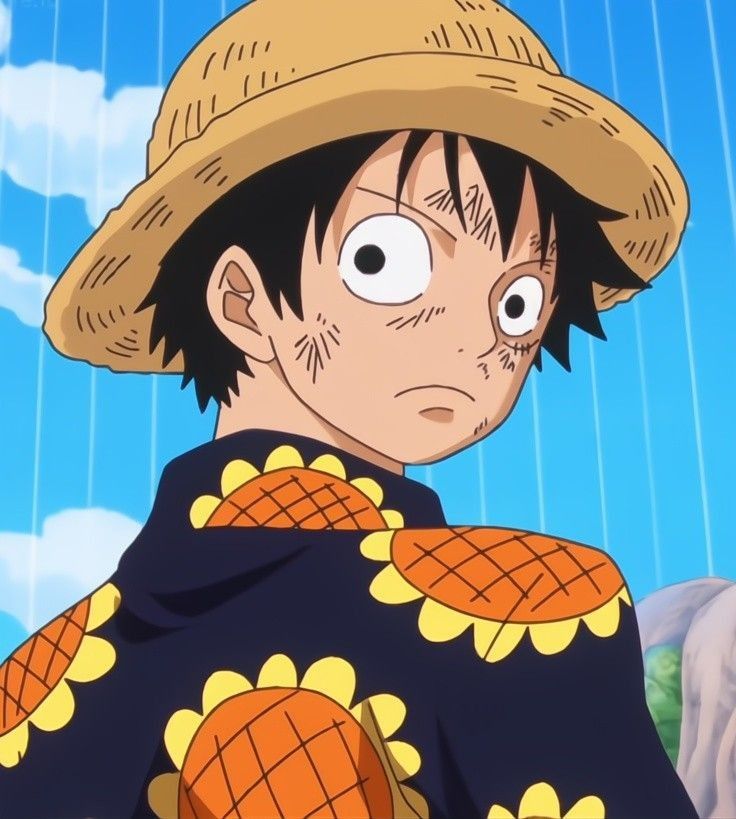 Luffy cool anime profile picture refined colors