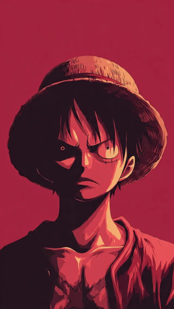 cool Luffy PFP 4K enhanced contrast quality