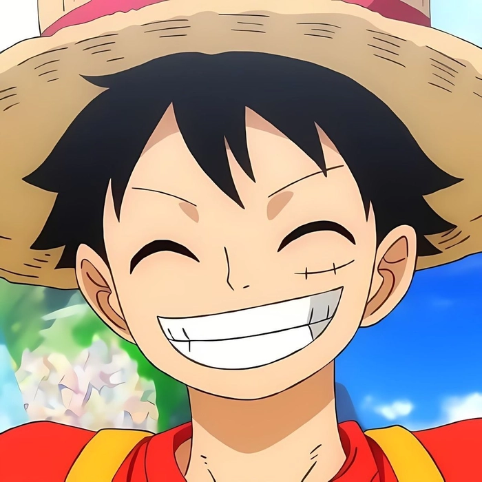 cool Luffy anime profile picture dynamic pose