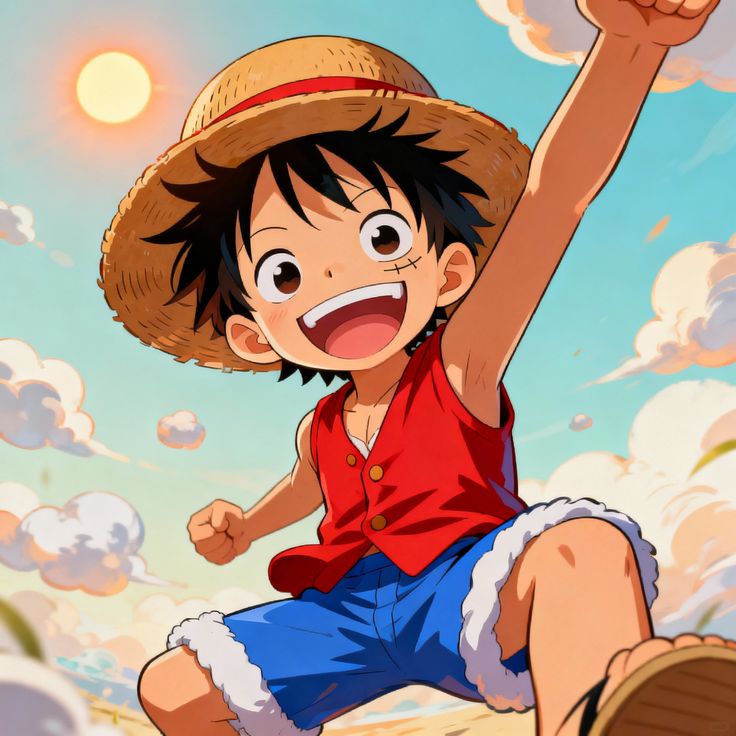 cool Luffy boy PFP casual relaxed expression