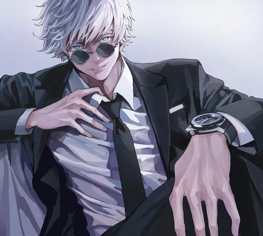 Cool Satoru Gojo PFP with energetic composition and stylish lighting