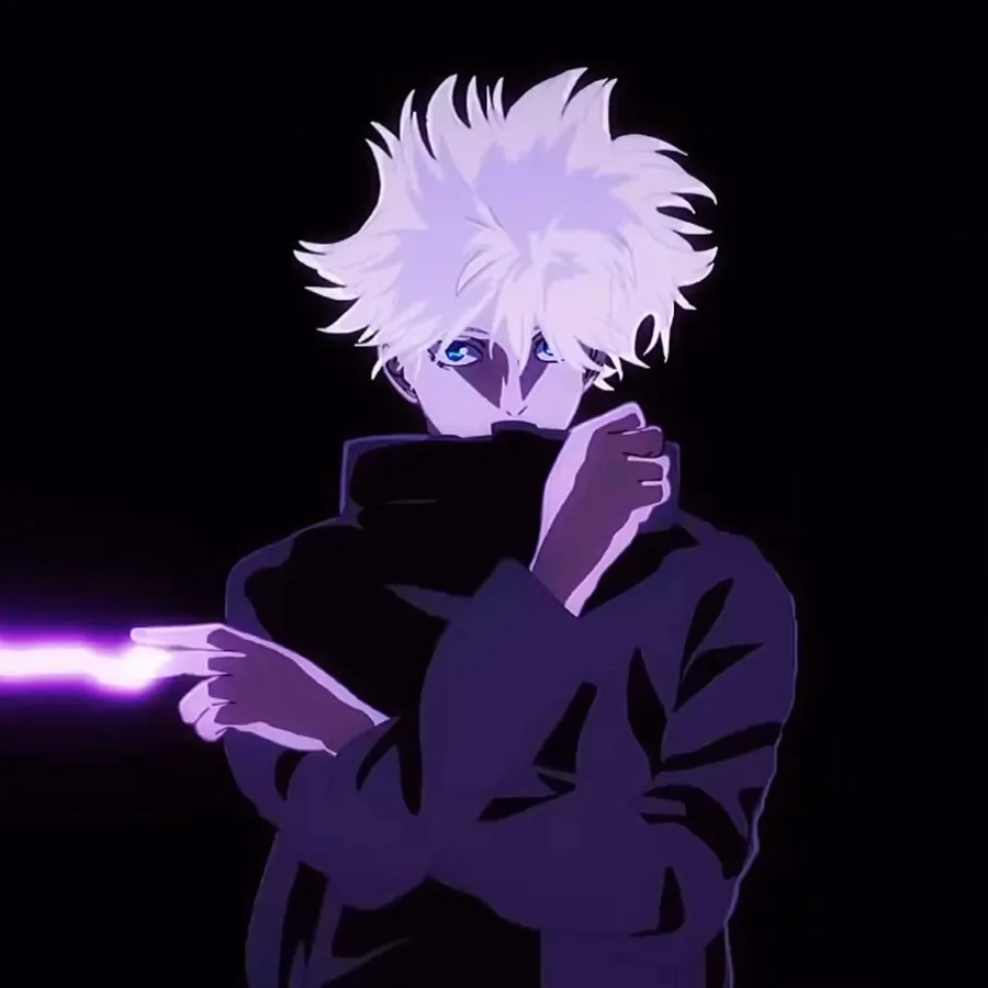 Stylish Gojo profile picture with confident presence and modern editing