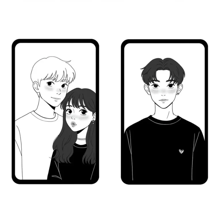 Dark couple anime PFP with dramatic shadow depth and intense mysterious mood