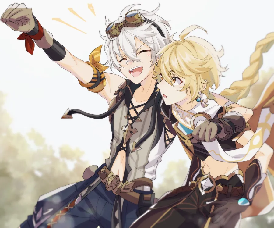 General couple anime PFP pic with adaptable style for various platforms