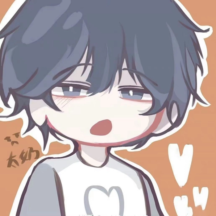 cute anime boy PFP with soft pastel tones and gentle smile
