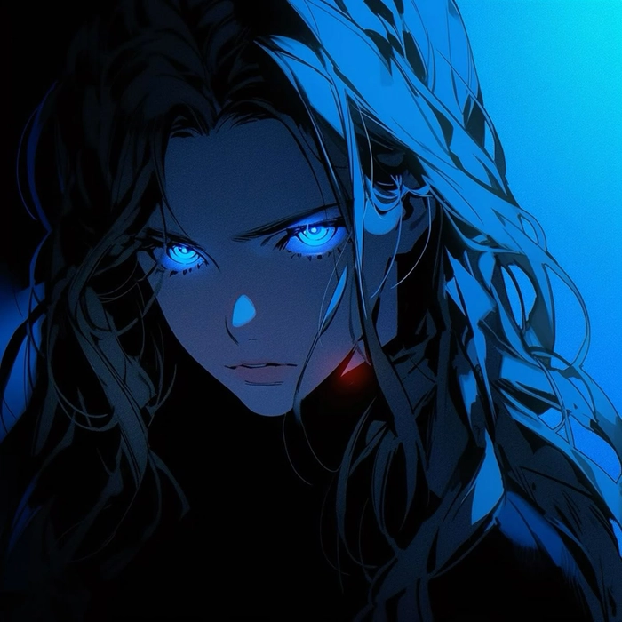 Boy cute blue profile picture with neutral background and approachable expression