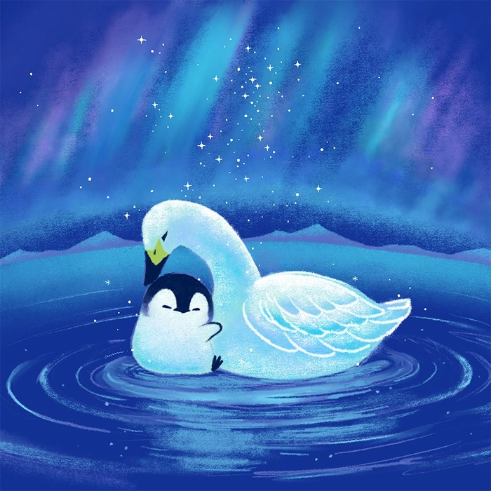 Cute blue PFP for Pinterest with curated soft editorial styling