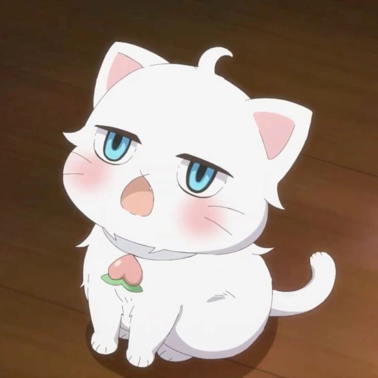 Pastel anime bunny avatar with expressive ear positioning and soft blush