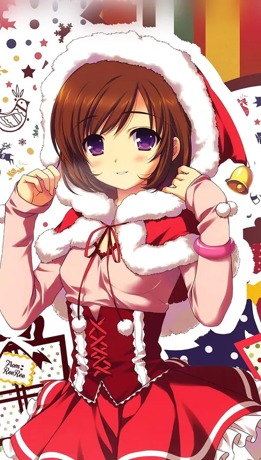 Cute Christmas Pfp Girl