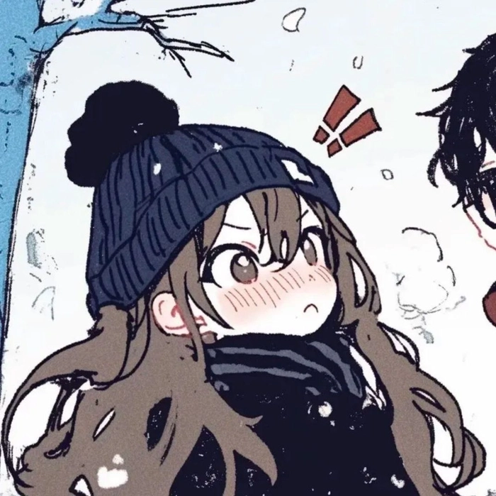 Cute couple pic anime with bright colors joyful expressions and playful energy