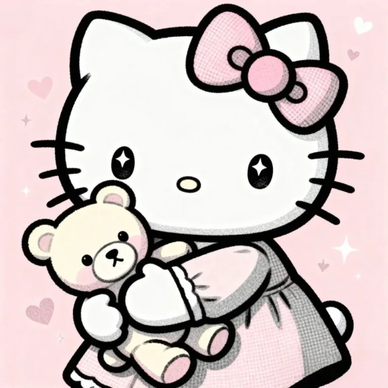 Hello Kitty TikTok avatar matching content aesthetic