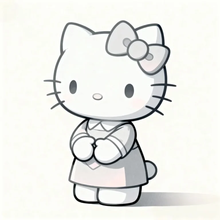 Hello Kitty Pinterest profile picture aesthetic edit